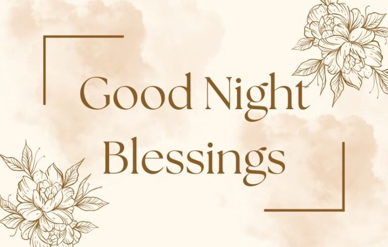 Good Night Blessings